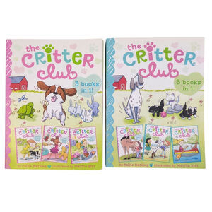 Critter Club Books Lot 1 2 3 4 5 6 in 2 Paperback books of 3 5-9 Callie Barkley